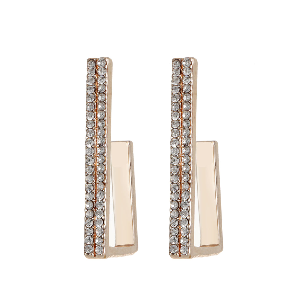Diamante Earring Rose Gold