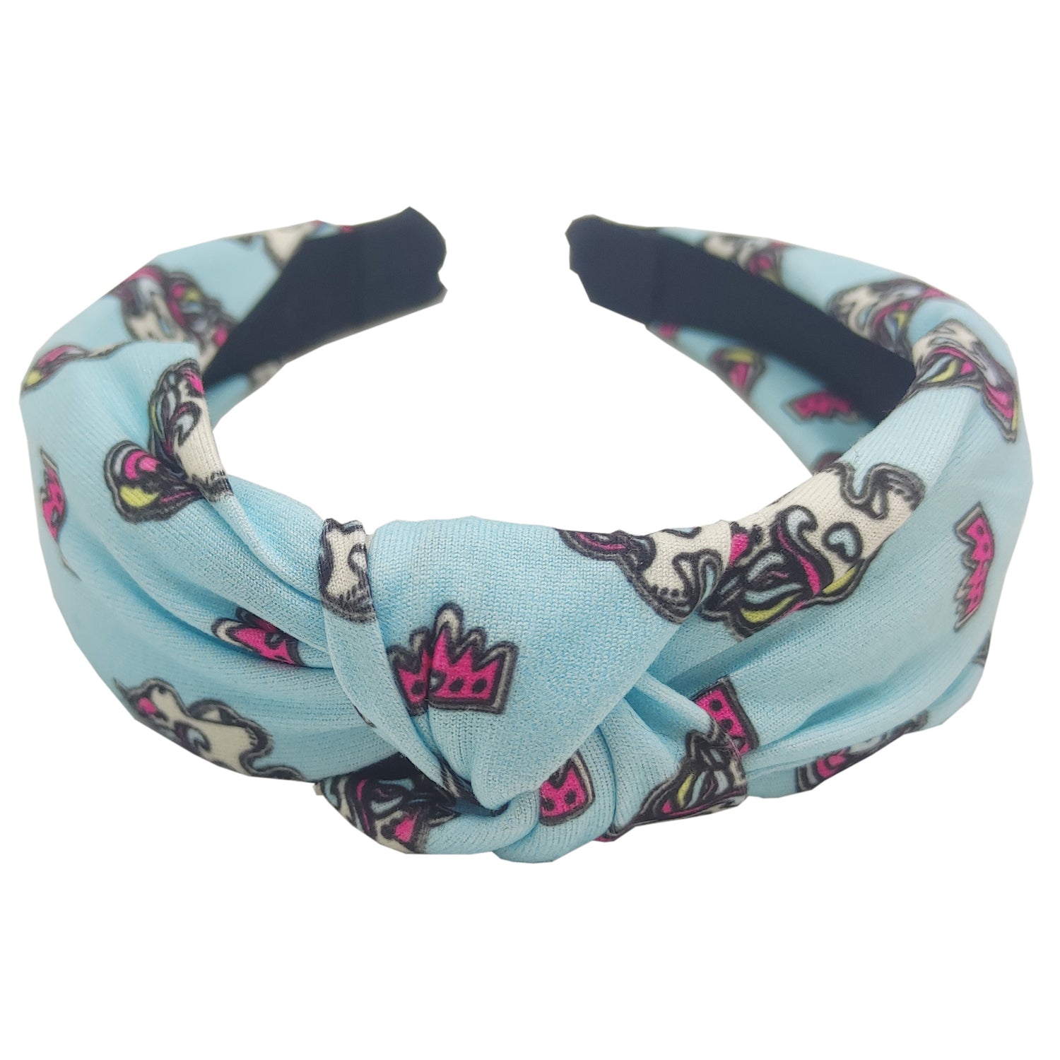 Sparkle Unicorn Knot Top Hairband - Blue