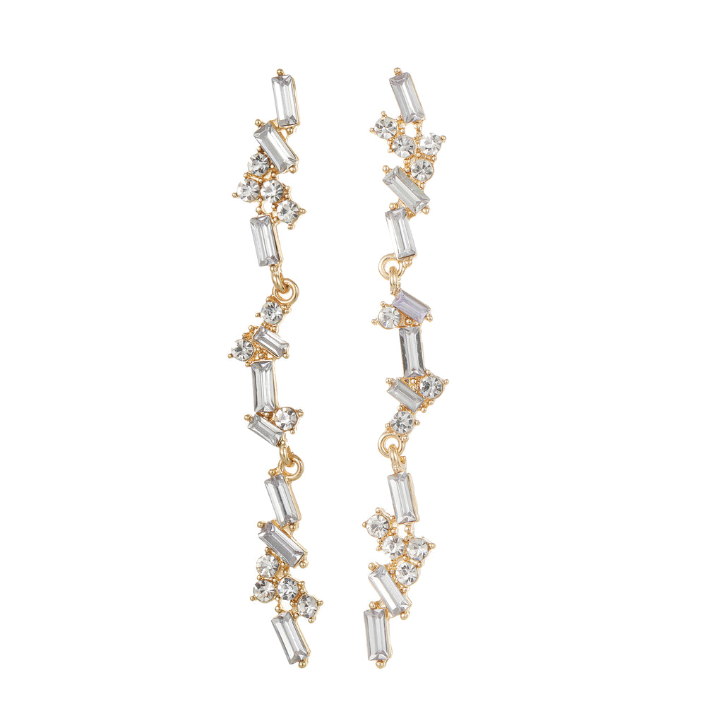 Drop earring light gold