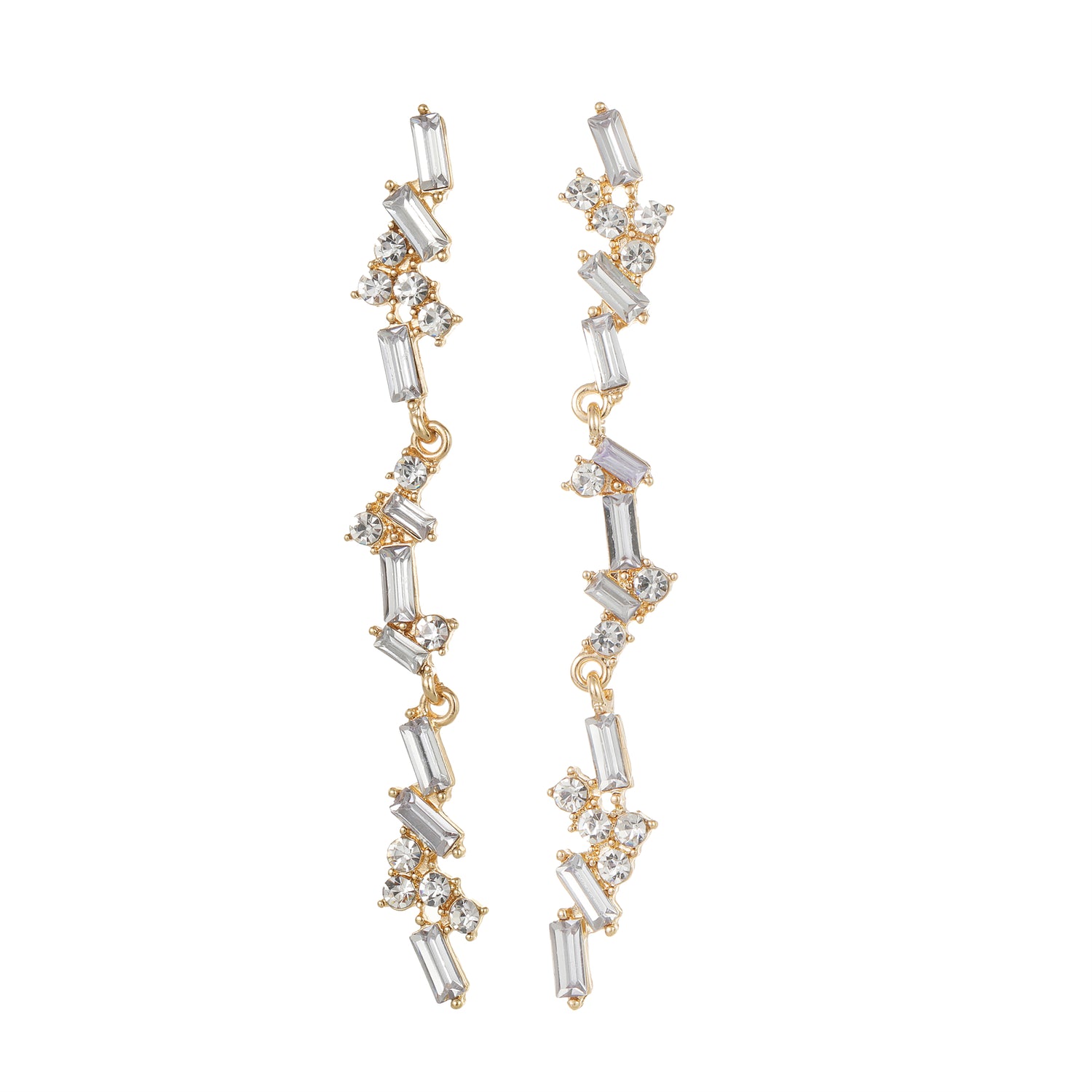 Drop earring light gold