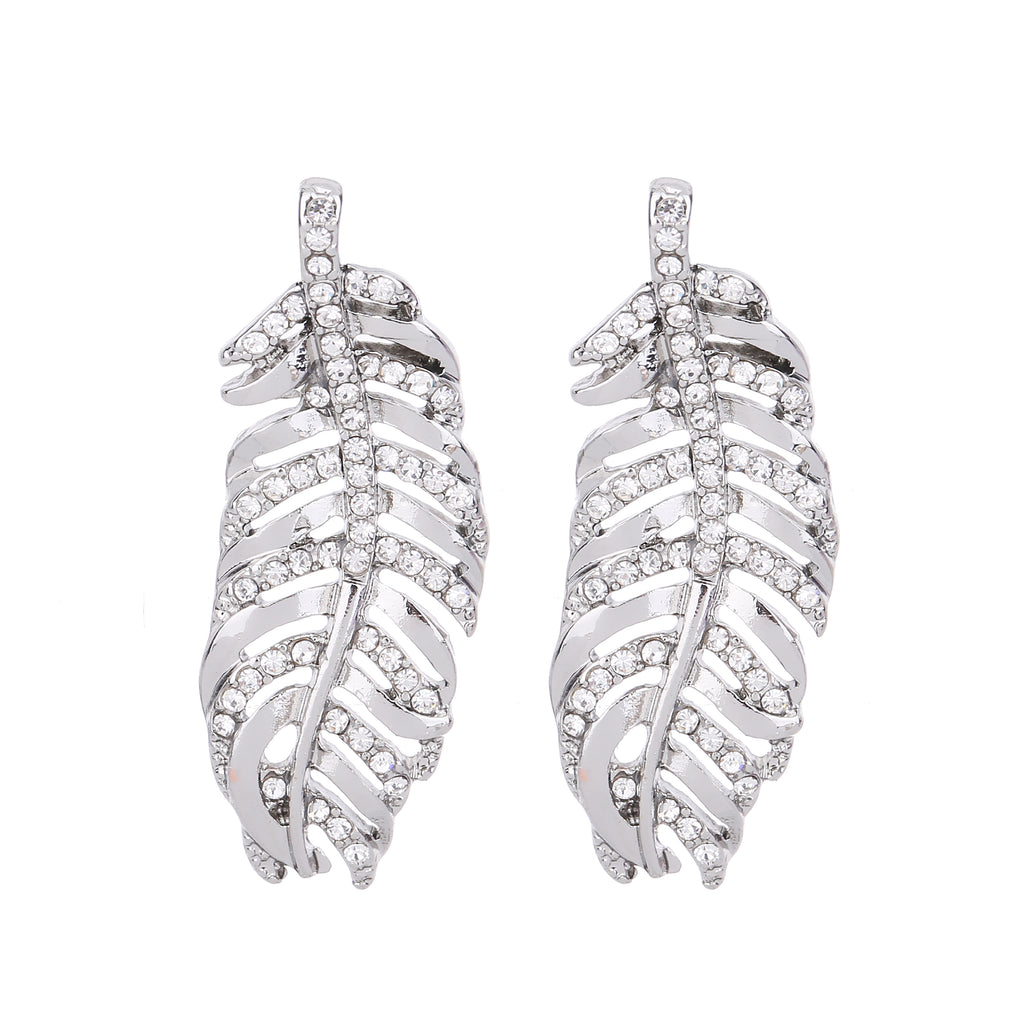 Serendipity Leaf Earring Silver
