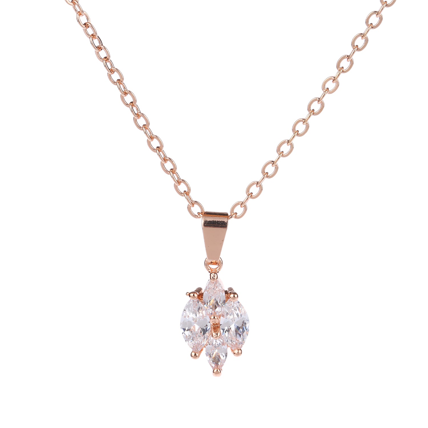 Cubic Zirconia Pendant Necklace