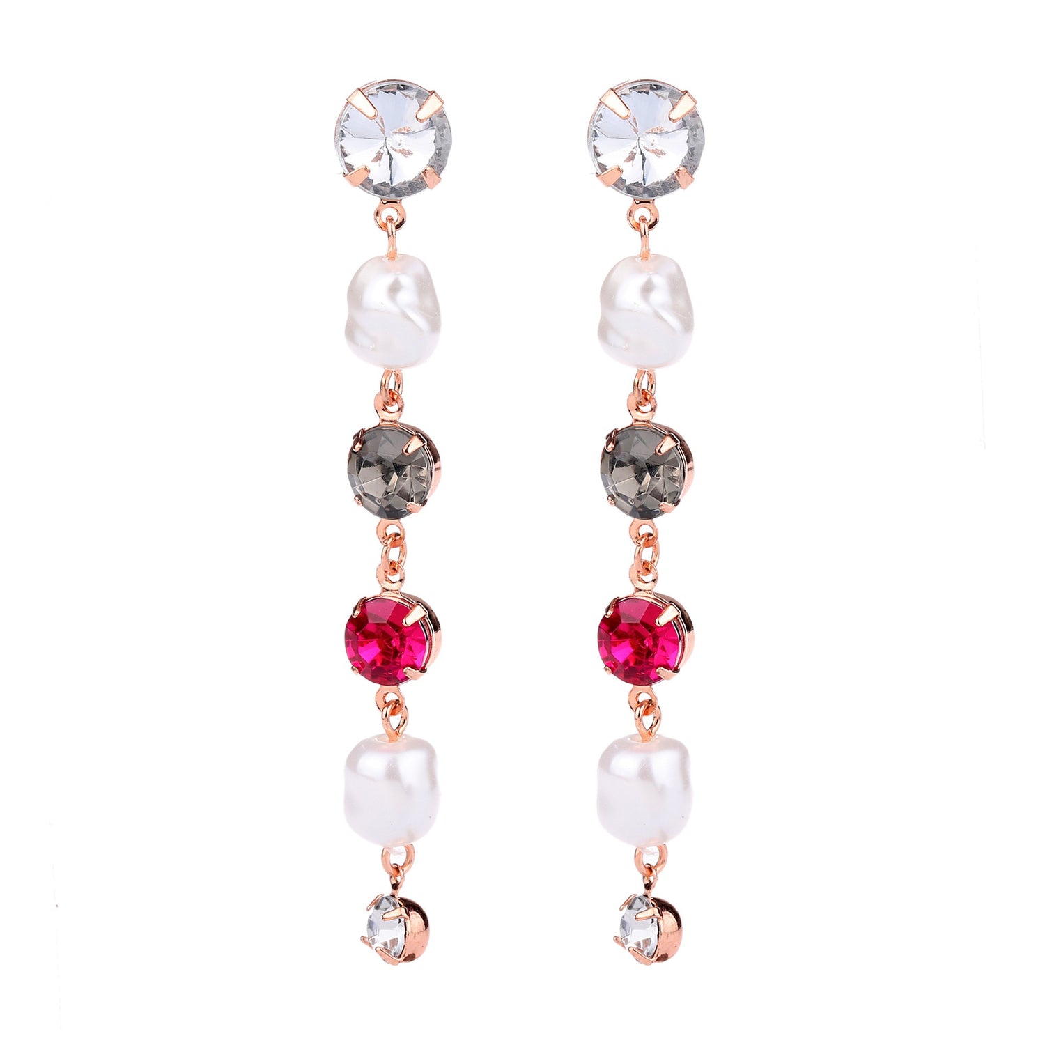 Pearl & Colour Earring
