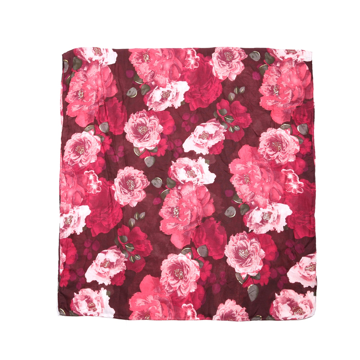 Red Print Scarf