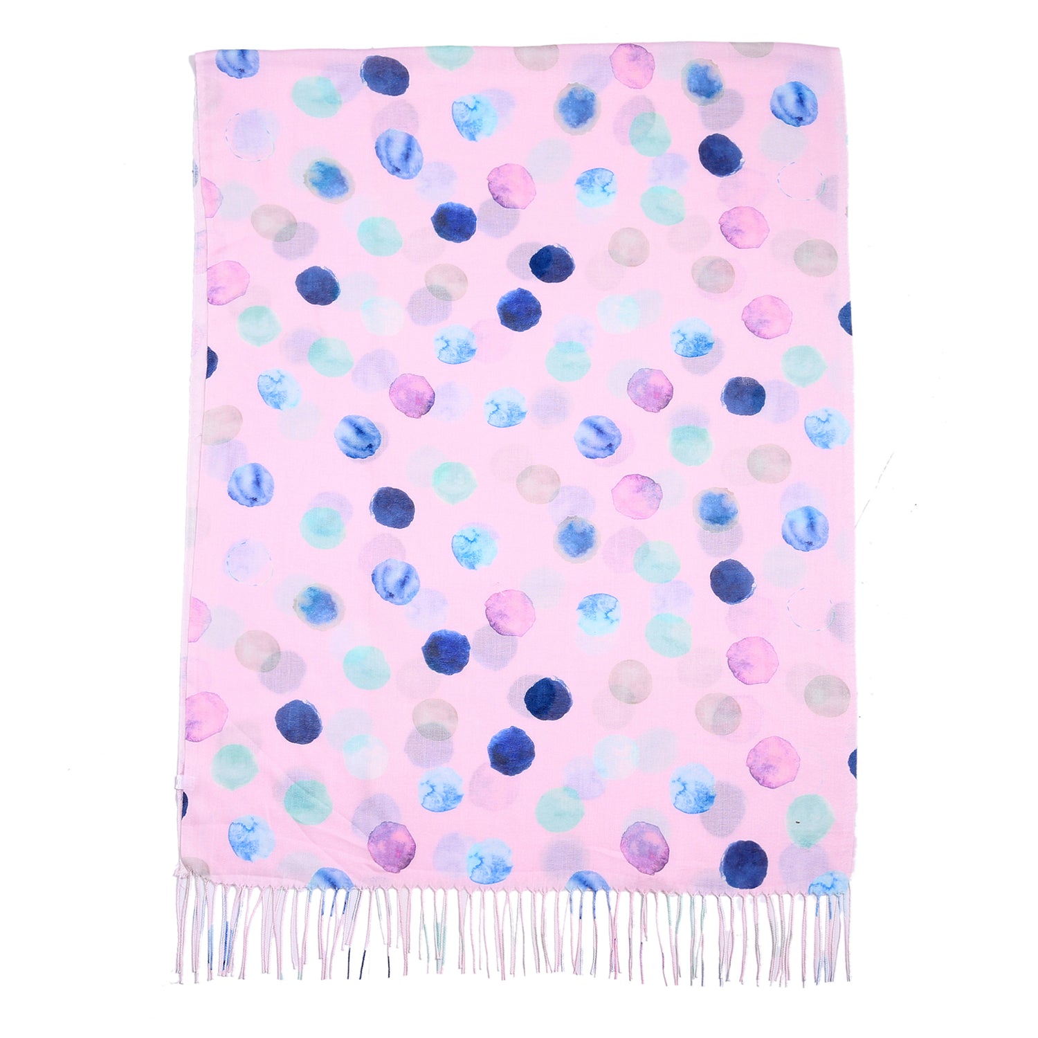Dot Print Scarf - Pink
