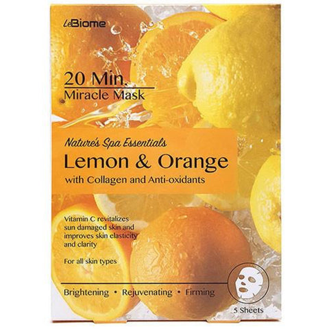 LeBiome Lemon & Orange Face Mask Single Pack