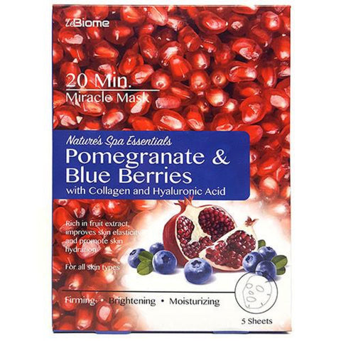 LeBiome Pomegranate & Blueberry Face Mask 5pk