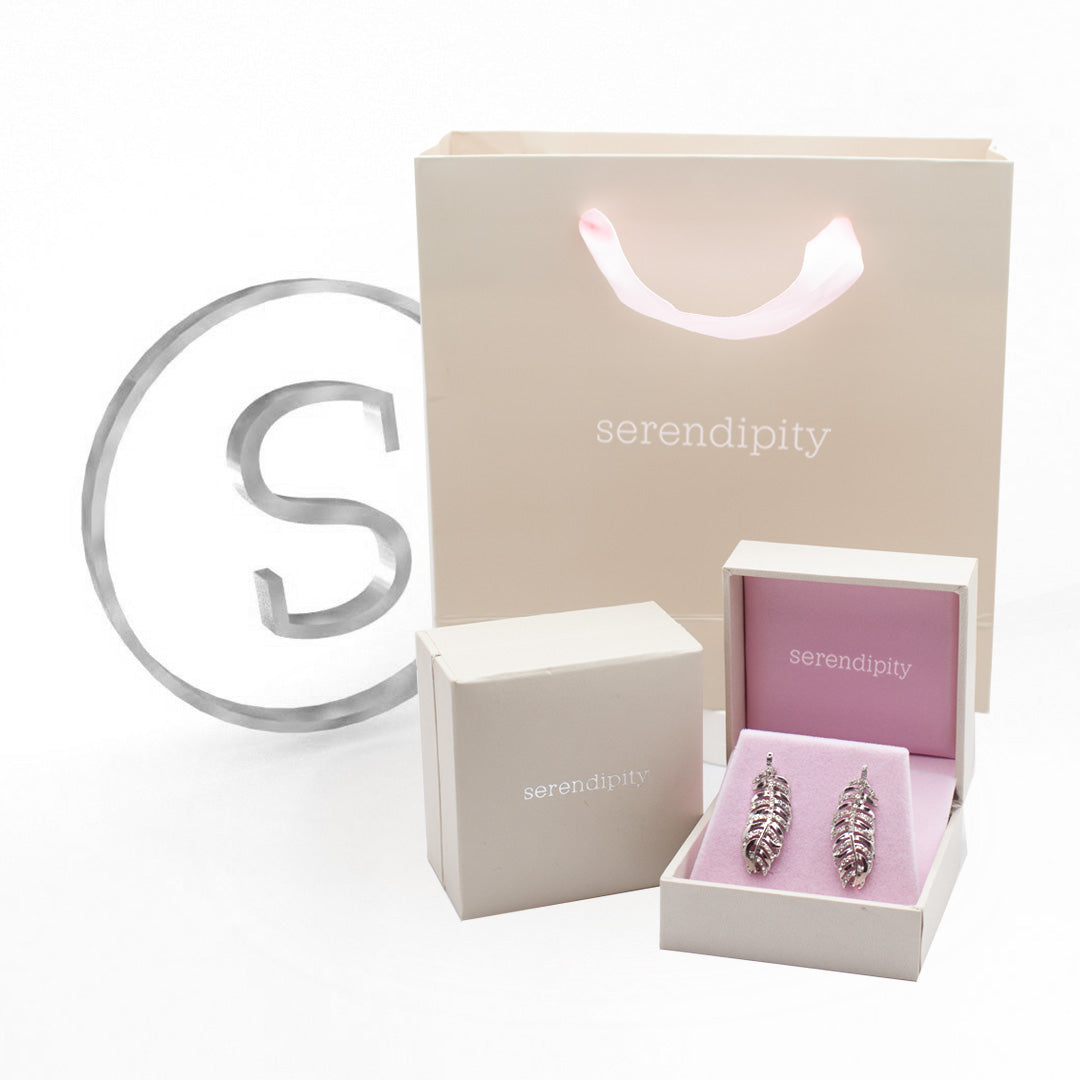 Serendipity Leaf Earring Rose Gold