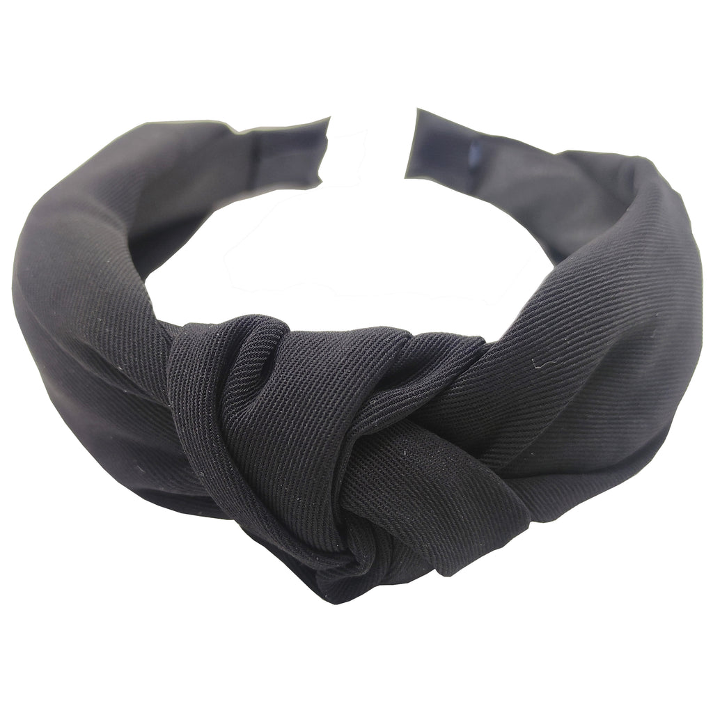Knot top hairband black
