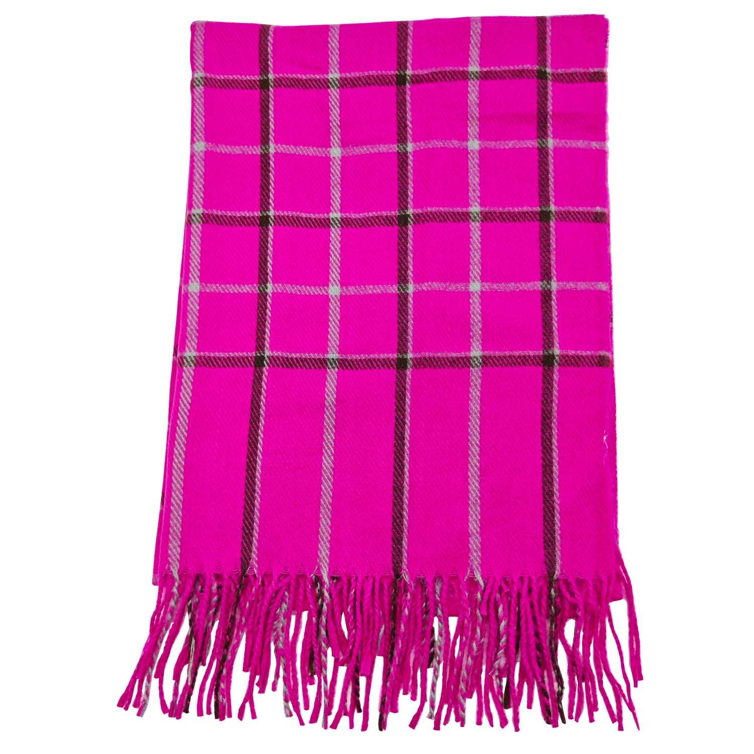 Check Scarf - Pink