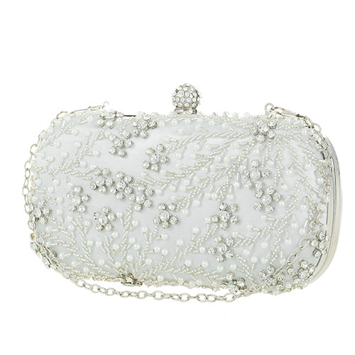 Embellished clutch bag