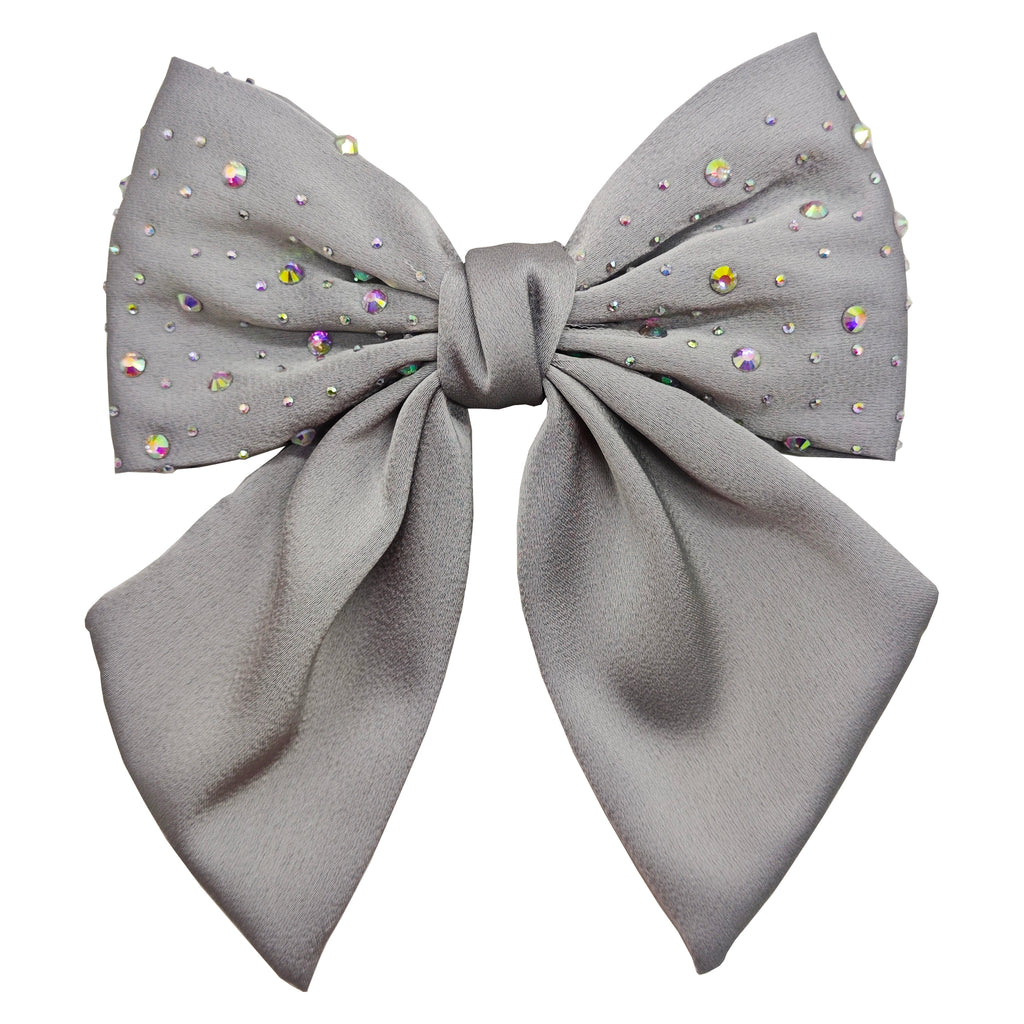 Embellished Bow - Silver