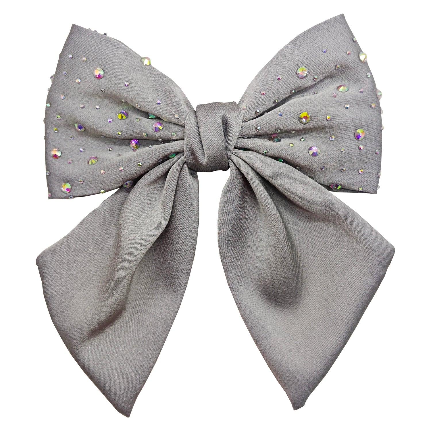 Embellished Bow - Silver