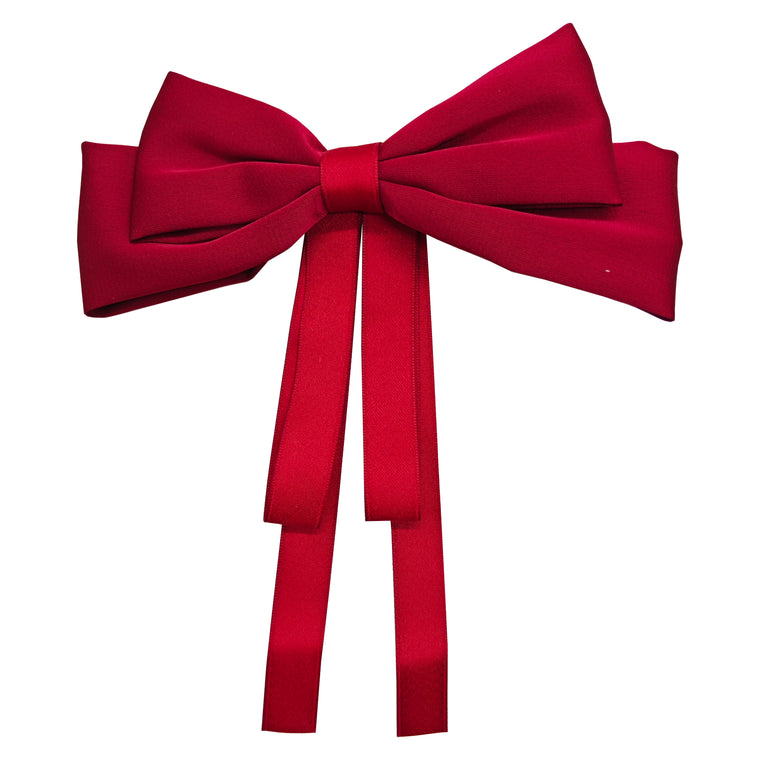 Bow Clip - Red