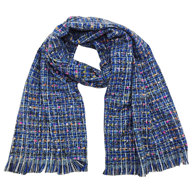 Boucle scarf - blue