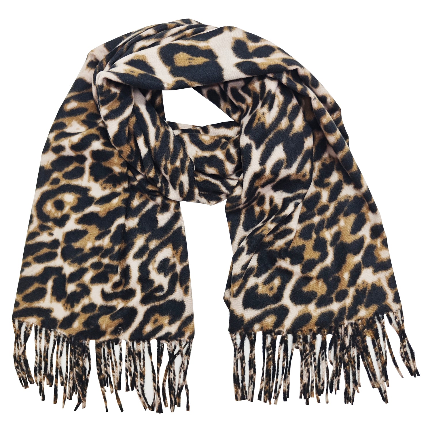 Leopard print scarf