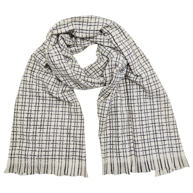 Classic scarf - white