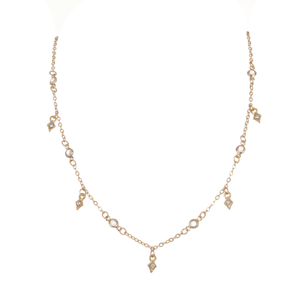 Dainty necklace gold