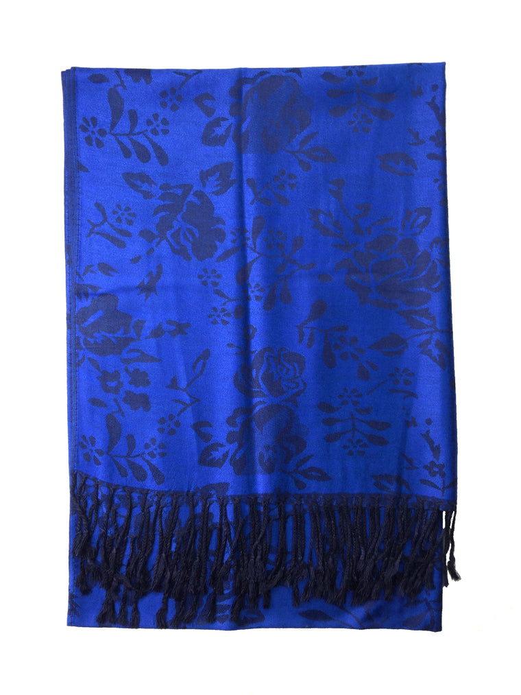 Pashmina Style Scarf Blue