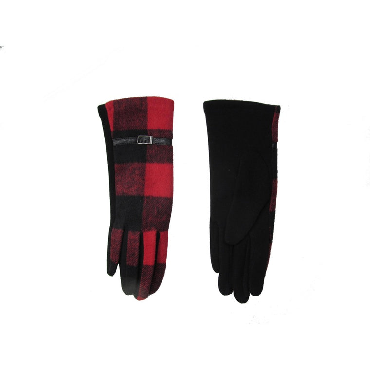 Pulse Wool Style Gloves Gift Box-Red
