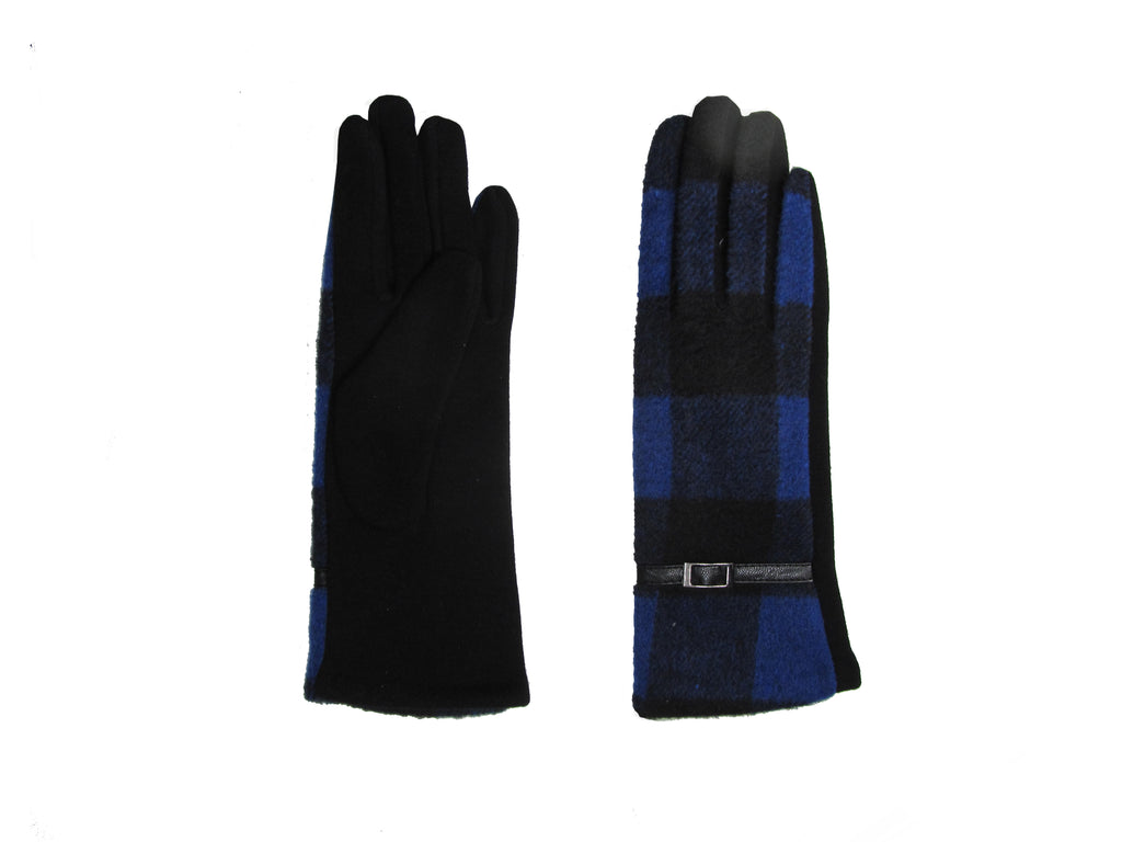 Copy of Check Glove Blue & Black