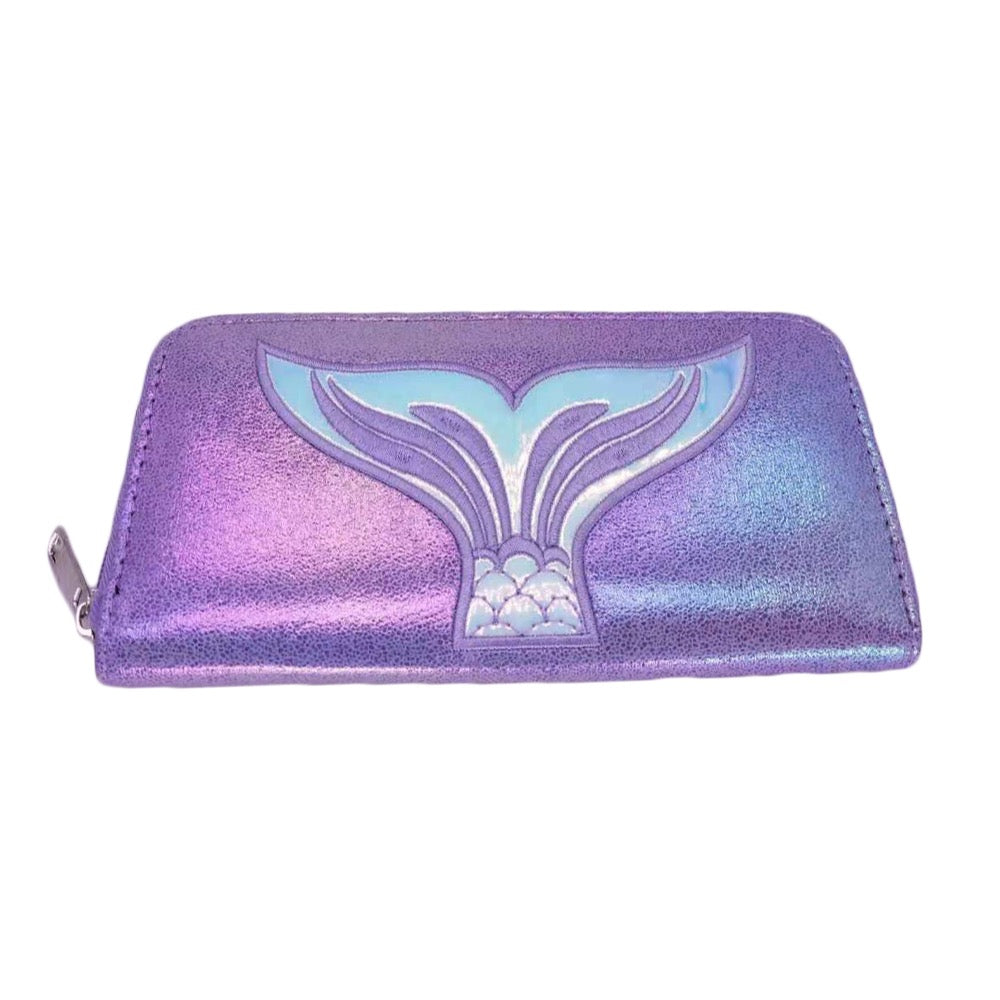 Sparkle Mermaid Accessory Wallet Purple
