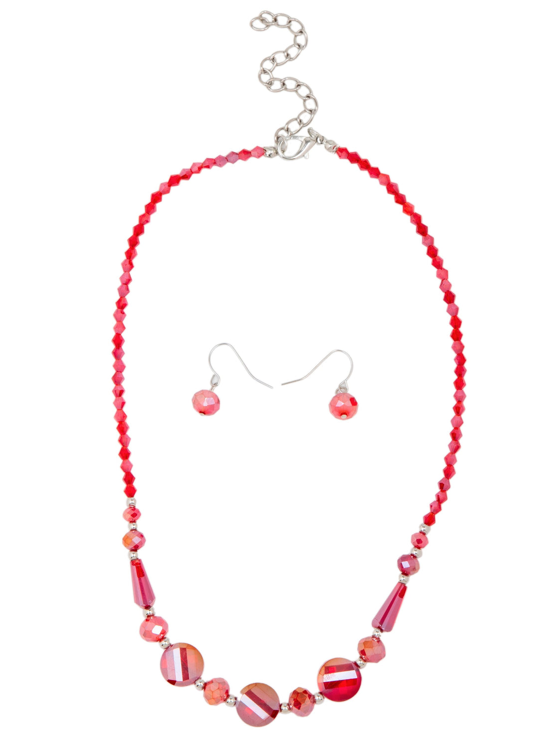 Crystal Bead Necklace Set