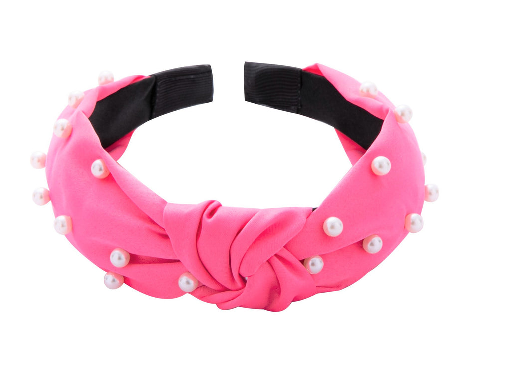 Sparkle Pearl Knot Top Hairband