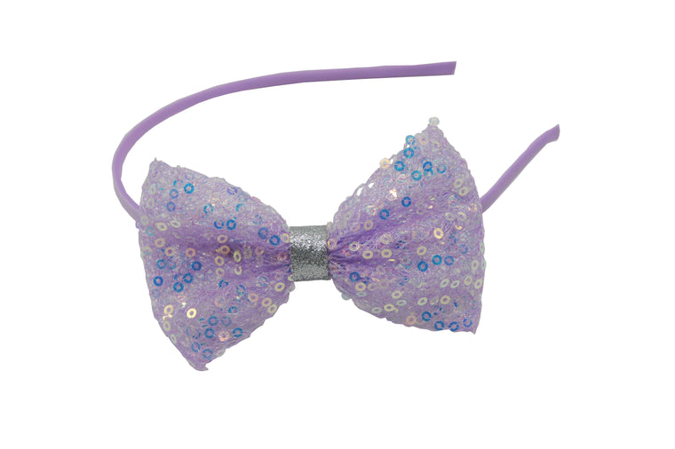 Sparkle Sequin Bow Hairband