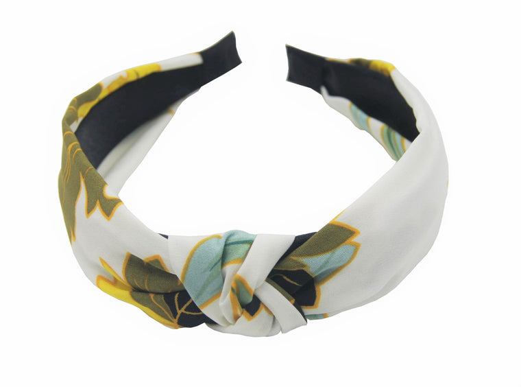 Pulse Professional Floral Hairband Ivory White