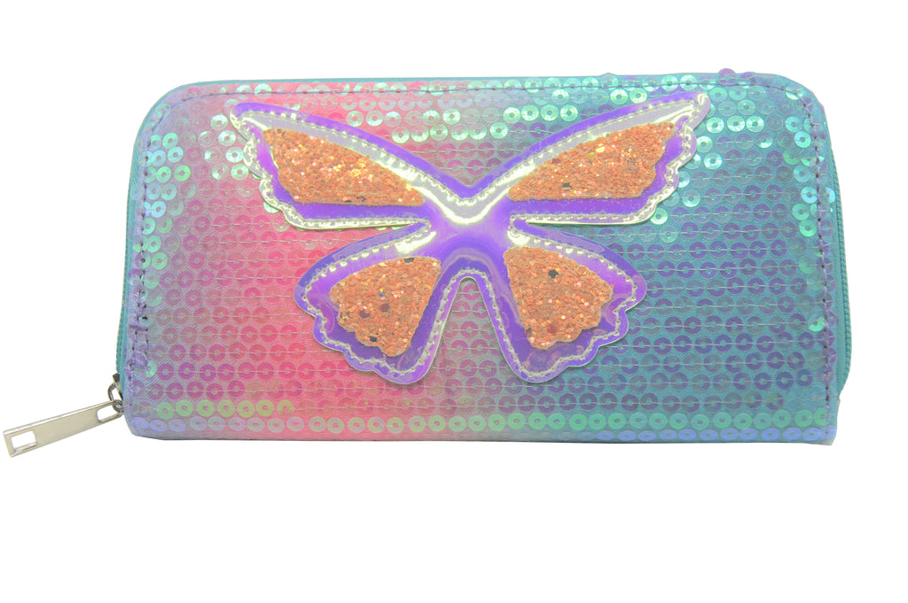 Sparkle Ombre Butterfly Wallet