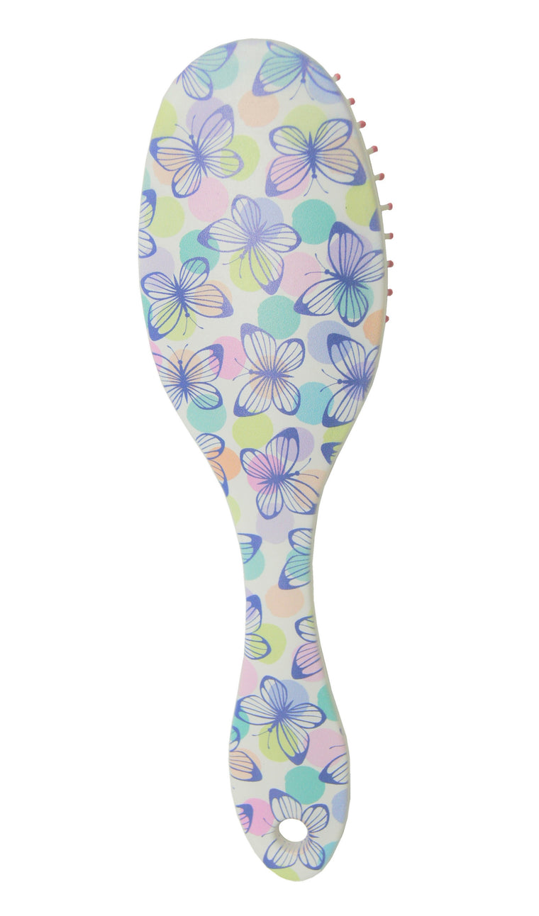 Sparkle Butterfly Paddle Hairbrush