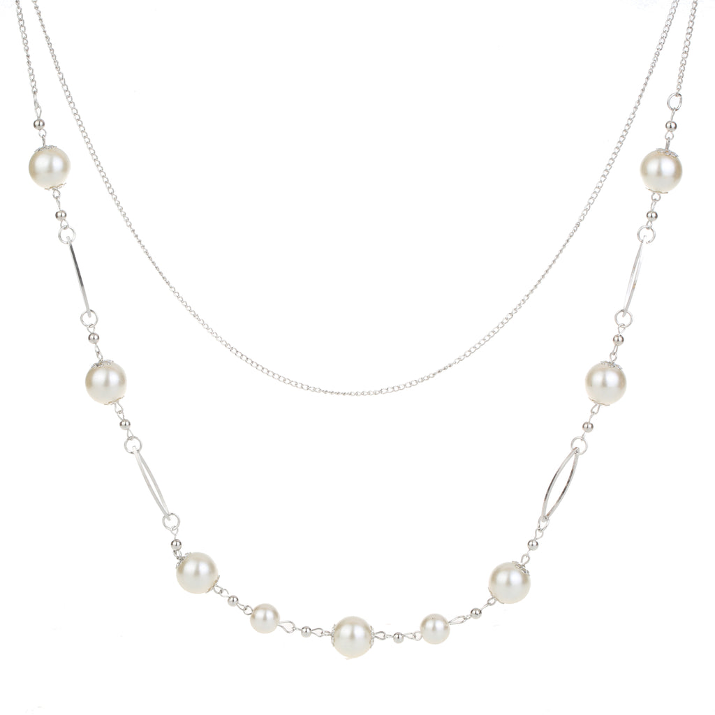 Long Necklace With Pearl Detail