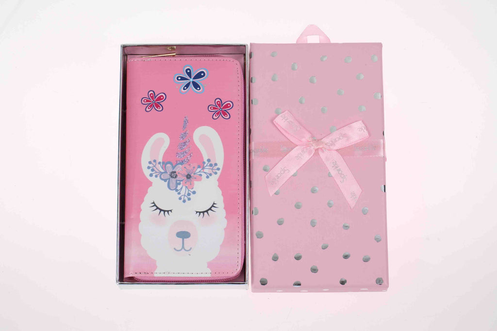 Sparkle Gift Box Wallet Pink
