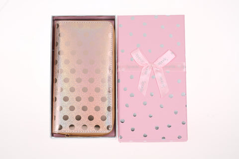 Sparkle Gift Box Wallet Gold