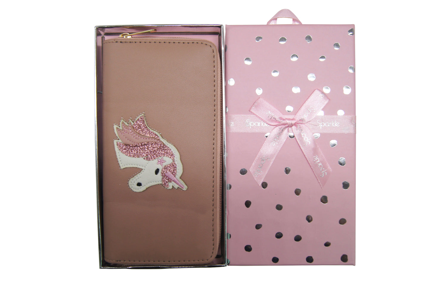 Sparkle Gift Box Wallet Unicorn