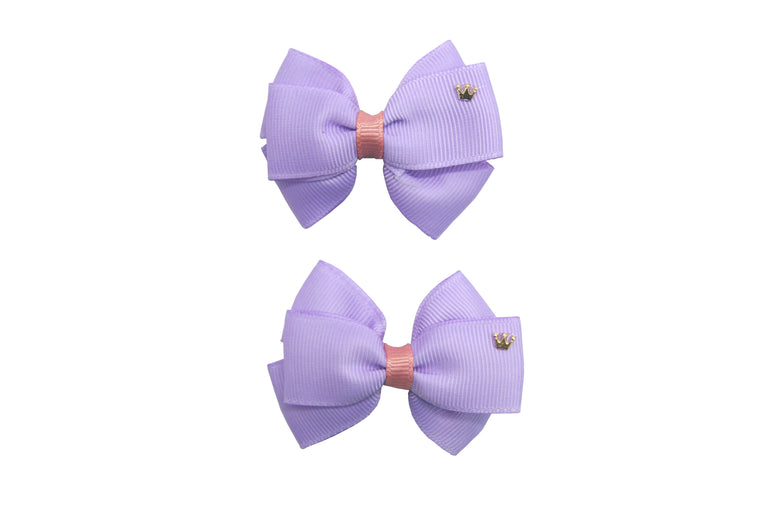 Sparkle 2pk Bow Croc Clip