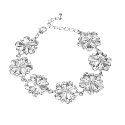 Flower Bracelet Silver