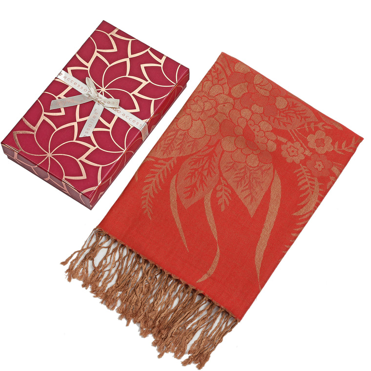 Pulse Gift Box Scarf - Red