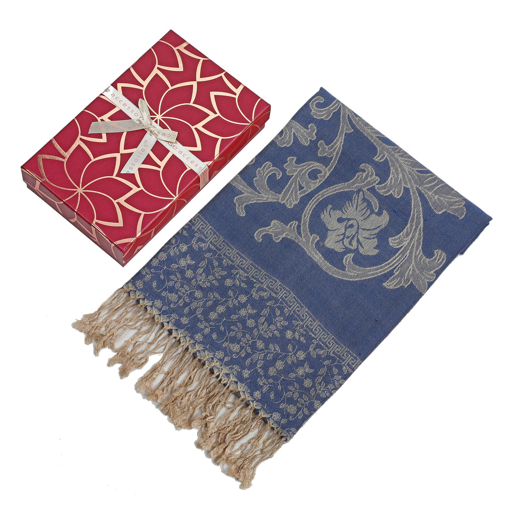 Pulse Gift Box Scarf - Blue