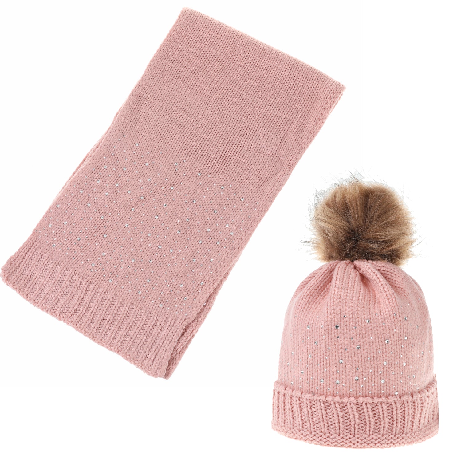 Pulse Deluxe Gift Box Hat & Scarf Set - Pink