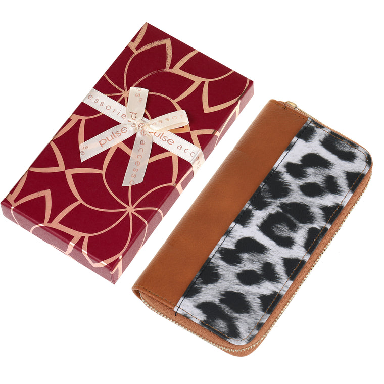 Pulse Ladies Gift Box Wallet - Tan