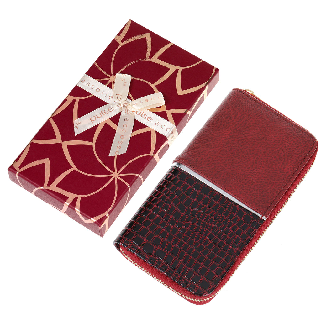 Pulse Ladies Gift Box Wallet - Red