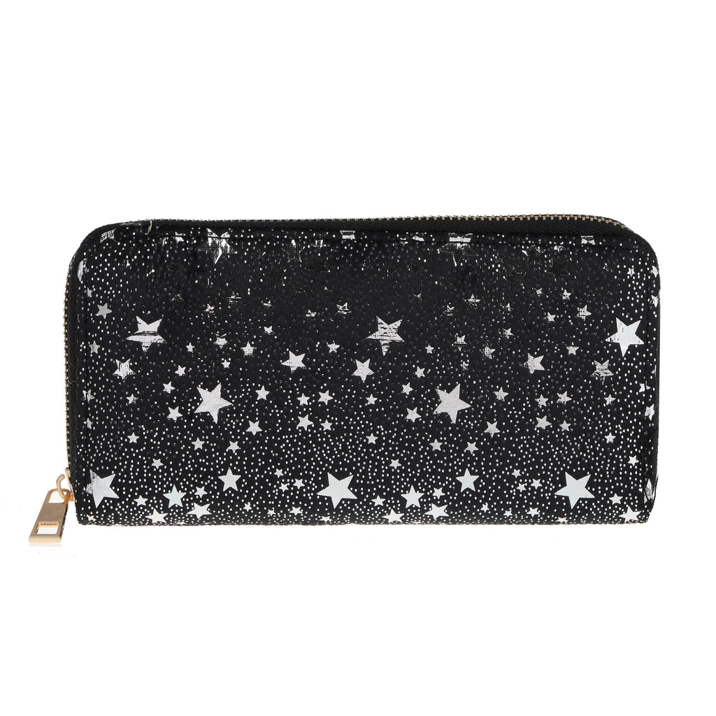 Sparkle Star Gift Box Wallet - Black