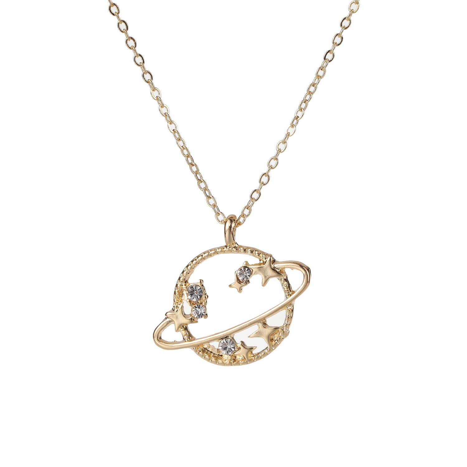 Pulse Ladies Gift Box Galaxy Necklace Gold