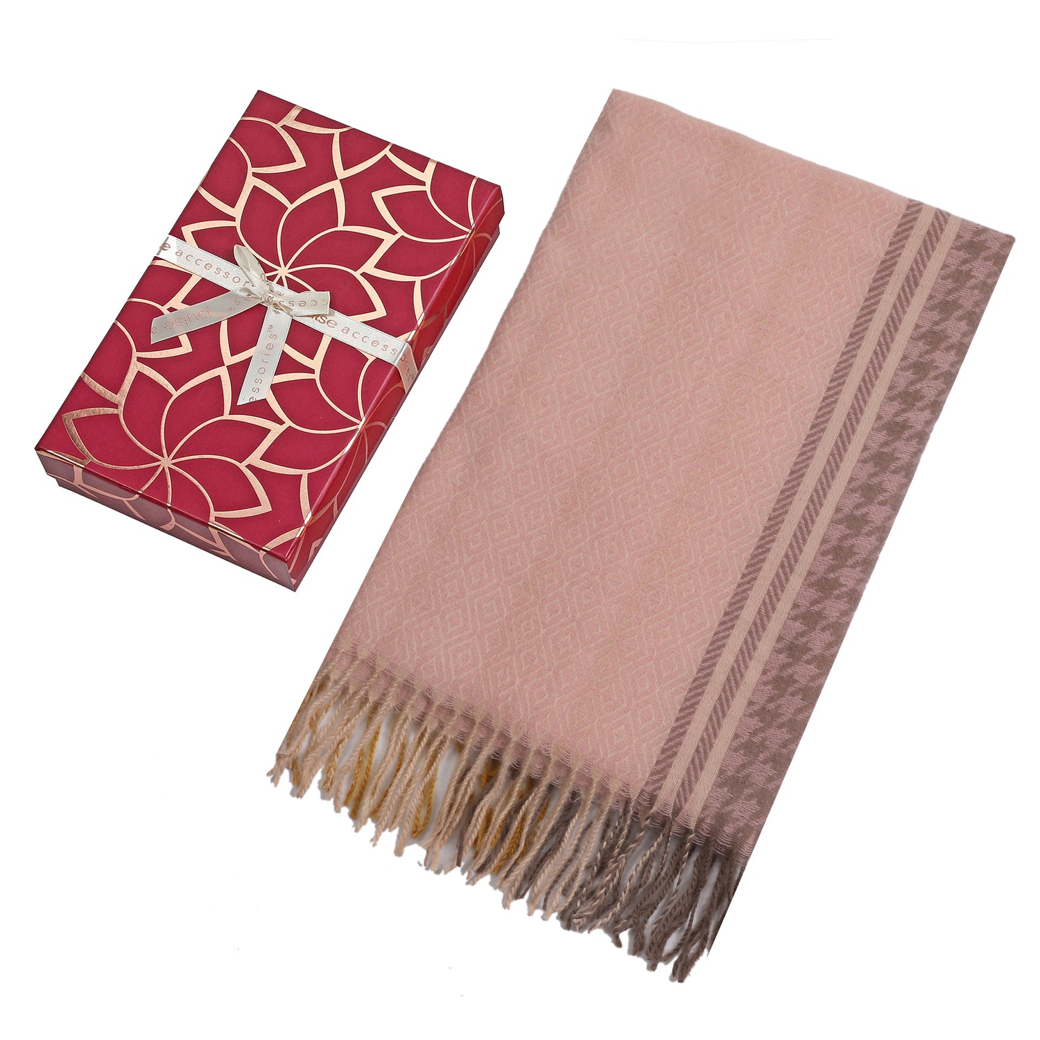 Pulse Gift Box Scarf - Pink