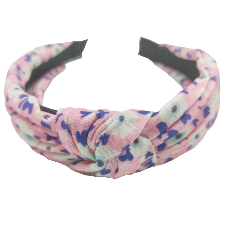 Sparkle Knot Top Hairband - Pink
