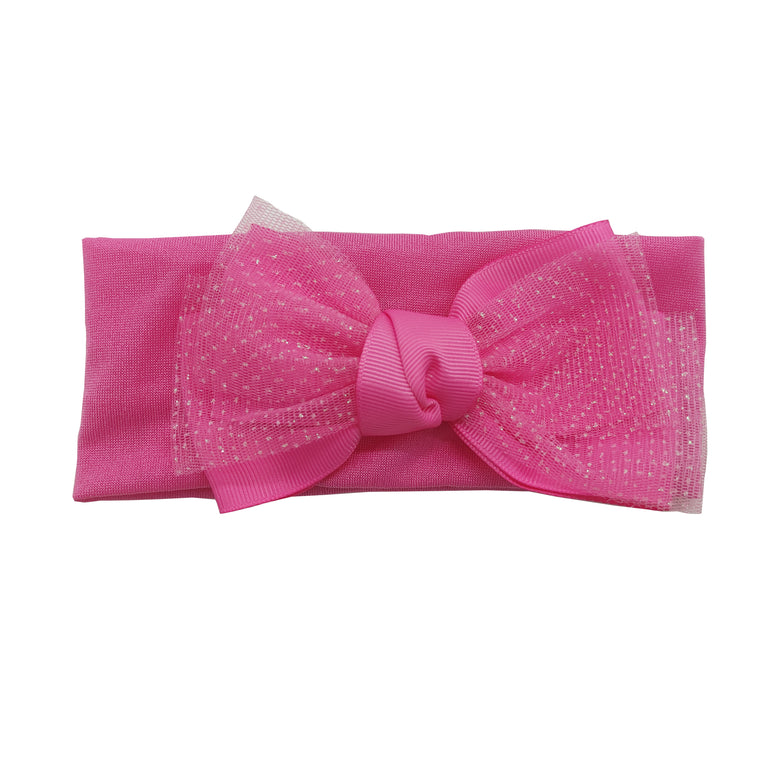 Sparkle Bow Kylie - Fuchsia