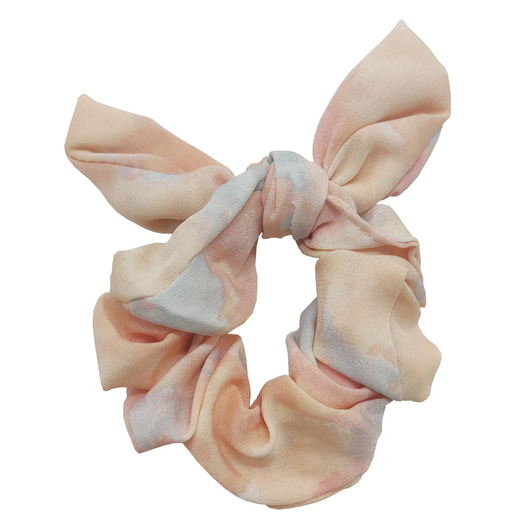 Pulse Professional Printed Tie Scrunchie - Peach