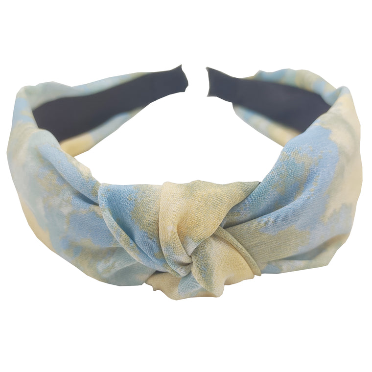 Pulse Professional Knot Top Hairband - Blue/Yellow